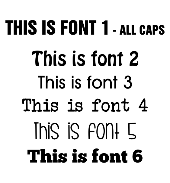 custom font new