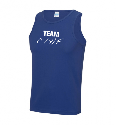 CVHF blue mens vest