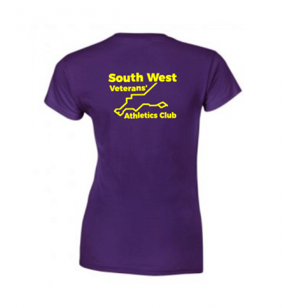 South West Veterans Ladies T-shirt Back