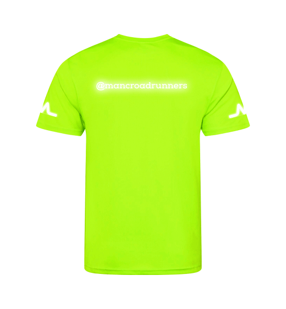 Manchester-Road-Runners-e-green-tshirt-back