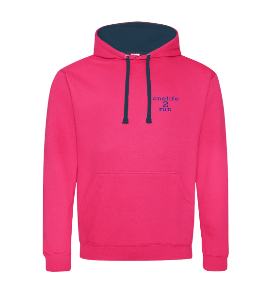 one-life-2-run-pink-hoodie-front