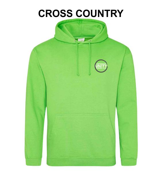 Chessington cross country hoodie front