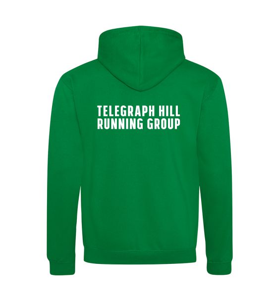 Telegraph Hill Running Hill hoodie green back