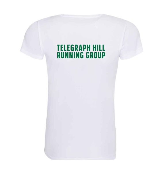 Telegraph Hill Running Hill tshirt white back