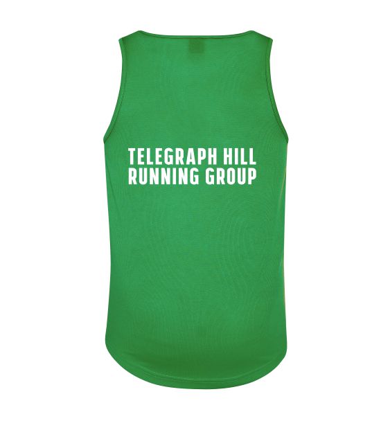 Telegraph Hill Running Hill vest green back