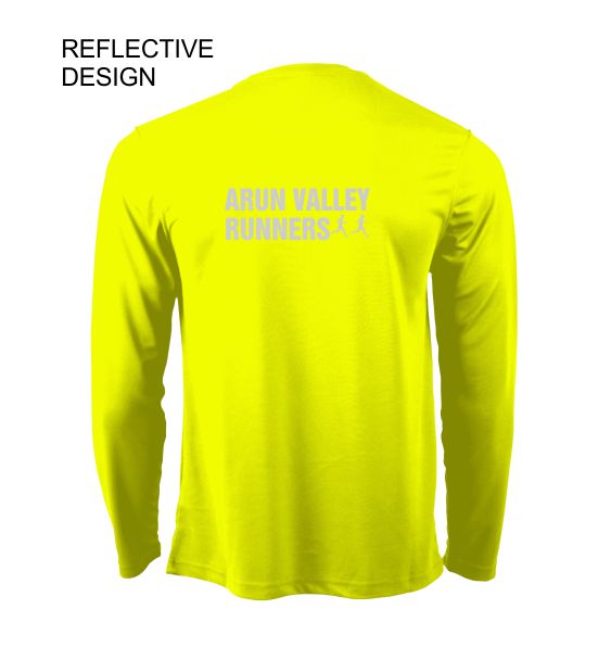 Arun valley runners long sleeve back reflective