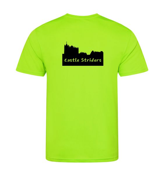 Castle striders tshirt back