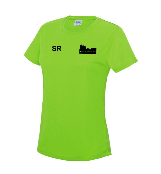 Castle striders tshirt front name