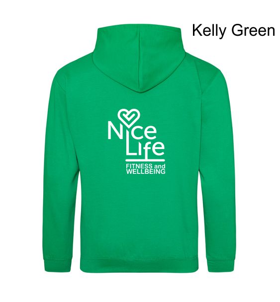 nice life green hoodie