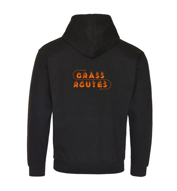 grass routes hoodie back