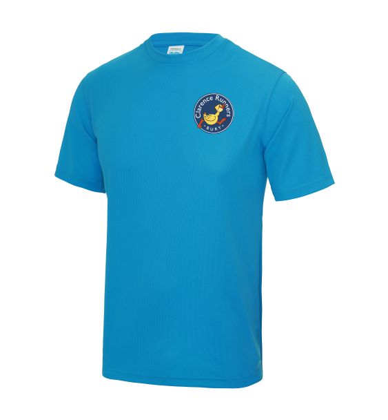 Clarence Runners mens tshirt front
