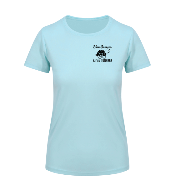 slow-fun-runners-mint-women-tshirt-front