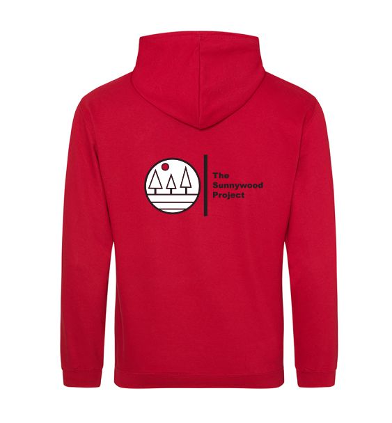 The Sunnywood Project hoodie red back