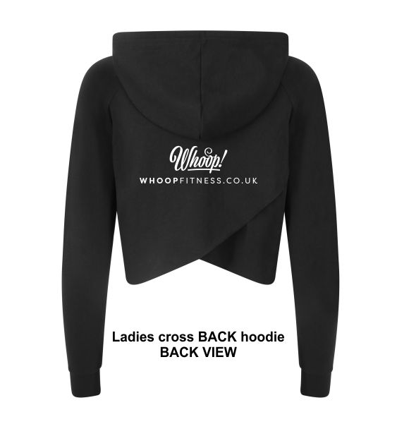 Whoop ladies cross back hoodie