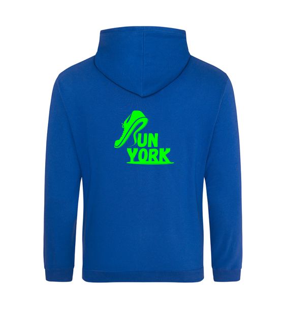 Run York hoodie back