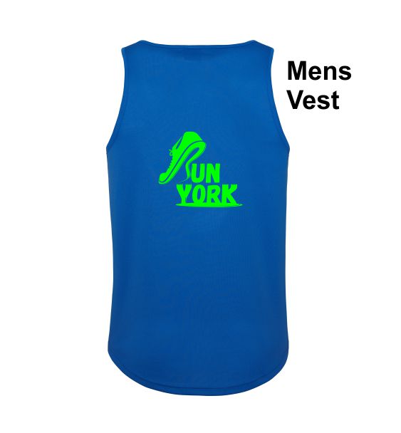 Run York vest back